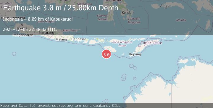 Map of SUMBA REGION, INDONESIA