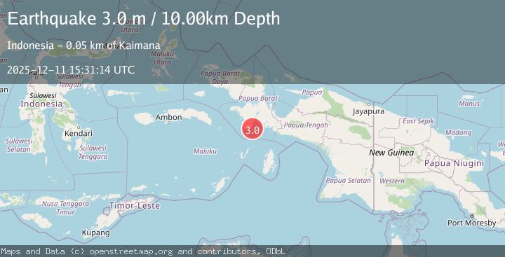 Map of NEAR S COAST OF PAPUA, INDONESIA