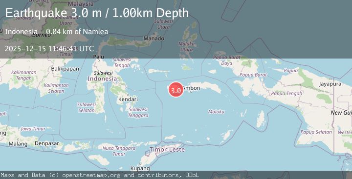 Map of BURU, INDONESIA