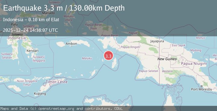 Map of KEPULAUAN KAI, INDONESIA