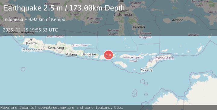 Map of SUMBAWA REGION, INDONESIA