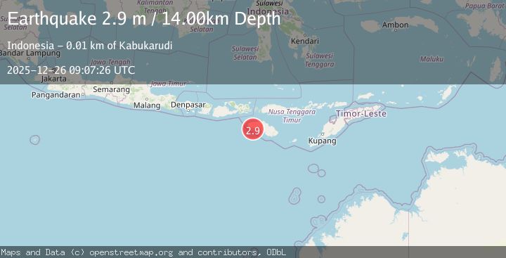 Map of SUMBA REGION, INDONESIA