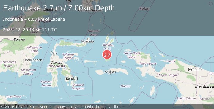 Map of HALMAHERA, INDONESIA