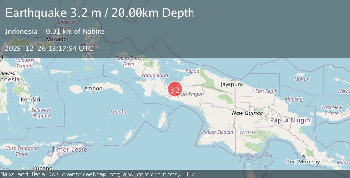 Map of PAPUA, INDONESIA