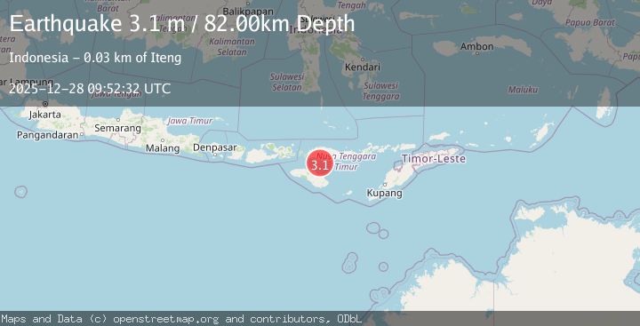 Map of SUMBA REGION, INDONESIA