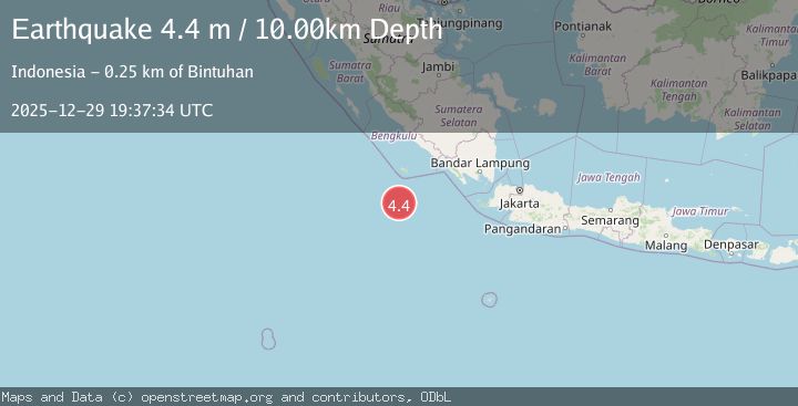 Map of SOUTHWEST OF SUMATRA, INDONESIA