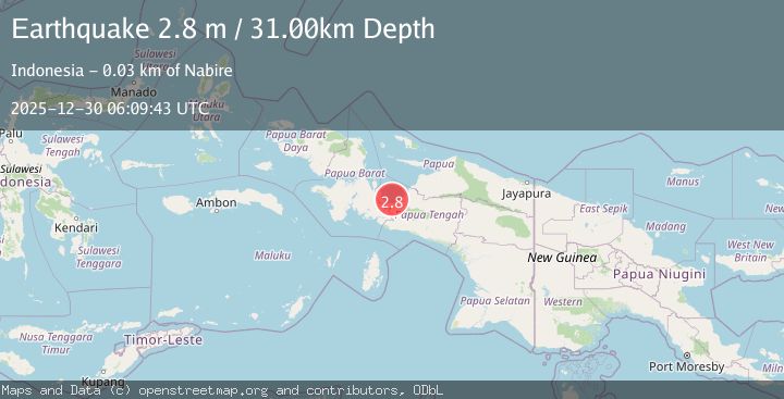 Map of PAPUA, INDONESIA