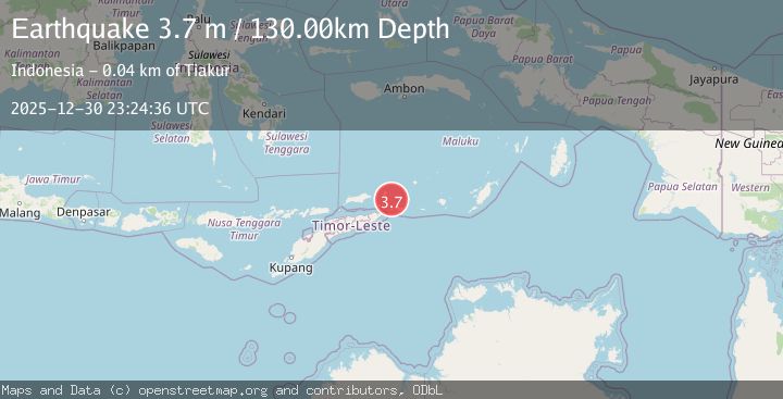 Map of KEPULAUAN BARAT DAYA, INDONESIA