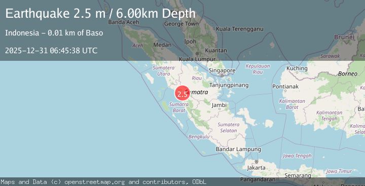 Map of SOUTHERN SUMATRA, INDONESIA