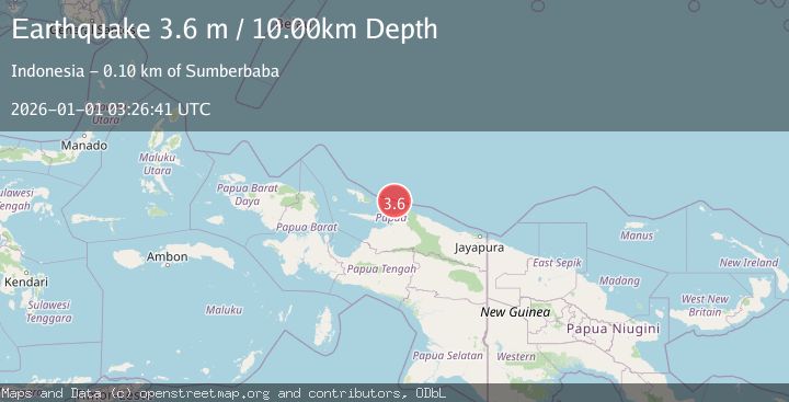 Map of NEAR N COAST OF PAPUA, INDONESIA