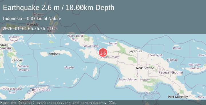 Map of PAPUA, INDONESIA