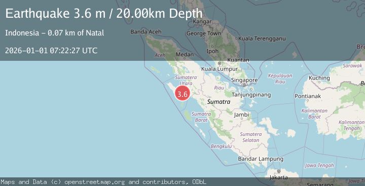 Map of NIAS REGION, INDONESIA