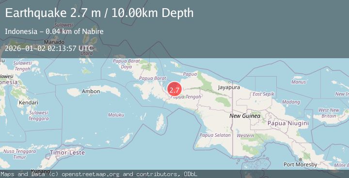 Map of PAPUA, INDONESIA