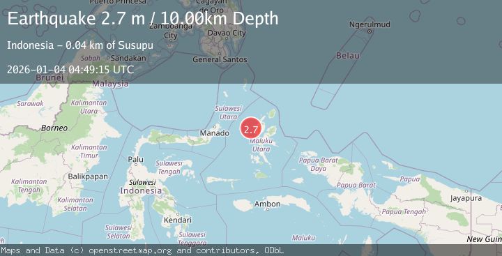 Map of HALMAHERA, INDONESIA