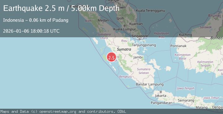 Map of KEP. MENTAWAI REGION, INDONESIA