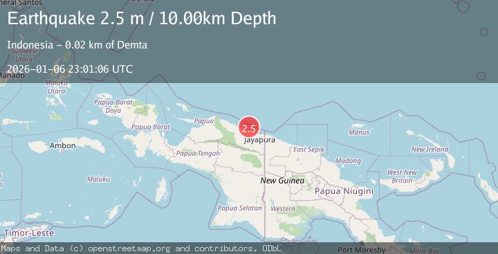 Map of NEAR N COAST OF PAPUA, INDONESIA