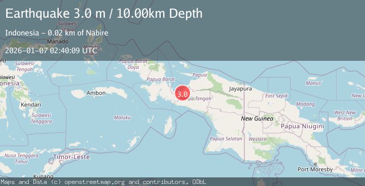 Map of PAPUA, INDONESIA