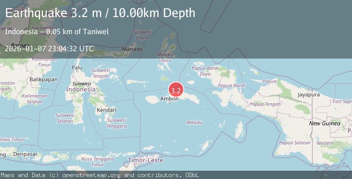 Map of CERAM SEA, INDONESIA