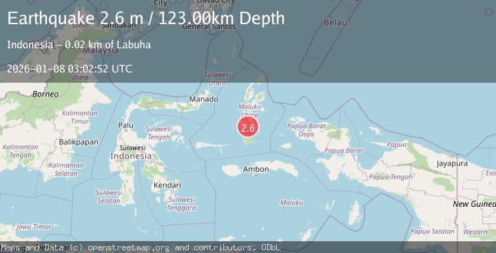 Map of HALMAHERA, INDONESIA