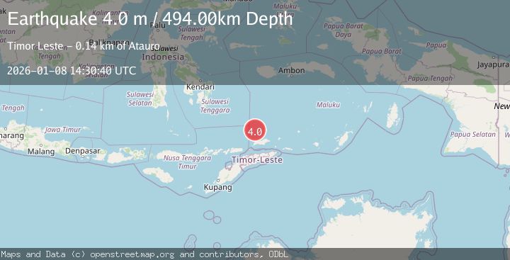 Map of KEPULAUAN BARAT DAYA, INDONESIA