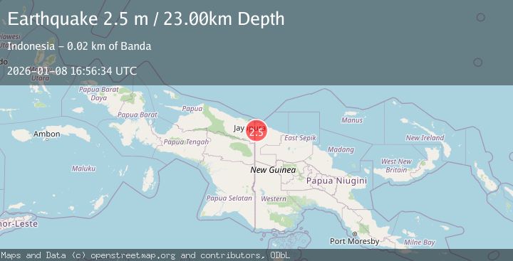 Map of NEW GUINEA, PAPUA NEW GUINEA