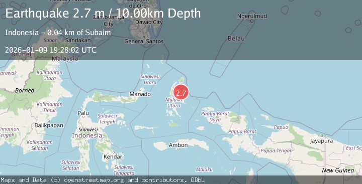 Map of HALMAHERA, INDONESIA