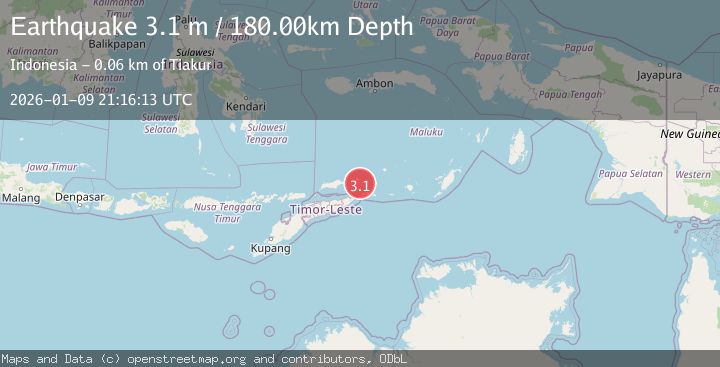 Map of KEPULAUAN BARAT DAYA, INDONESIA