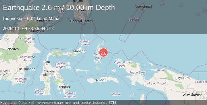Map of HALMAHERA, INDONESIA