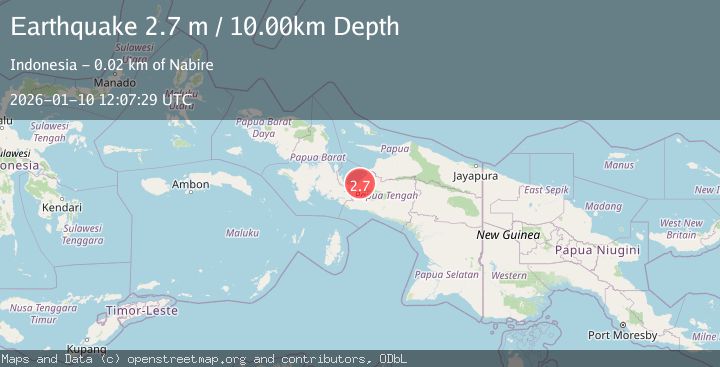 Map of PAPUA, INDONESIA