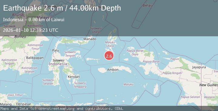 Map of KEPULAUAN OBI, INDONESIA