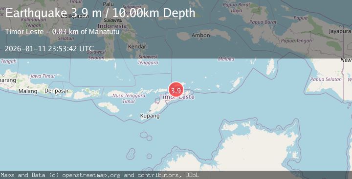 Map of EAST TIMOR REGION