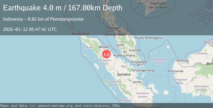 Map of NORTHERN SUMATRA, INDONESIA