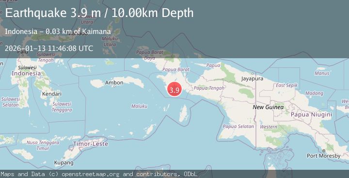 Map of PAPUA, INDONESIA