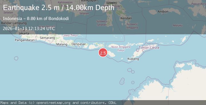 Map of SUMBAWA REGION, INDONESIA