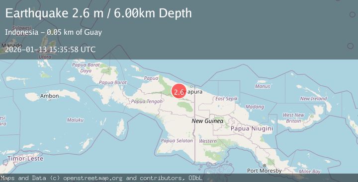 Map of NEAR N COAST OF PAPUA, INDONESIA