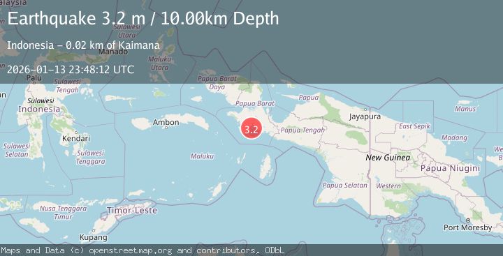 Map of PAPUA, INDONESIA