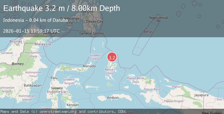 Map of HALMAHERA, INDONESIA