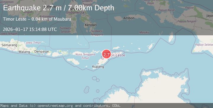 Map of KEPULAUAN ALOR, INDONESIA