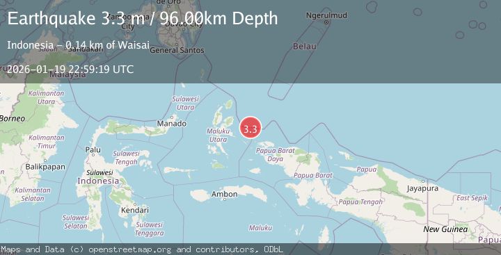 Map of HALMAHERA, INDONESIA