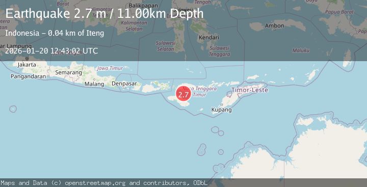 Map of SUMBA REGION, INDONESIA