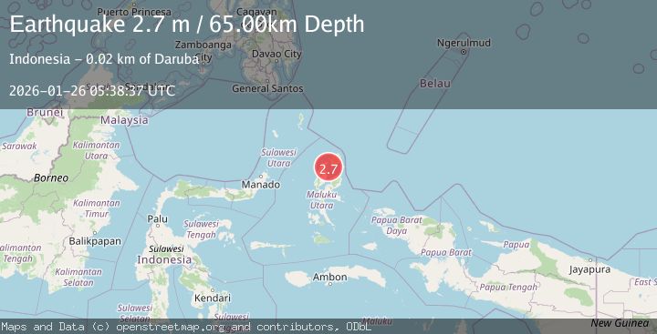 Map of HALMAHERA, INDONESIA