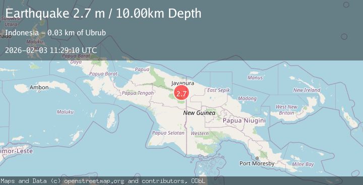 Map of PAPUA, INDONESIA