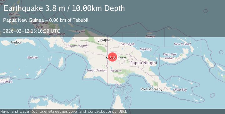 Map of NEW GUINEA, PAPUA NEW GUINEA