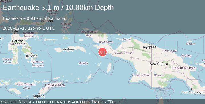 Map of PAPUA, INDONESIA