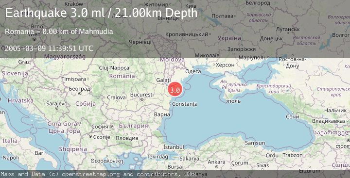Map of UKRAINE-ROMANIA BORDER REGION
