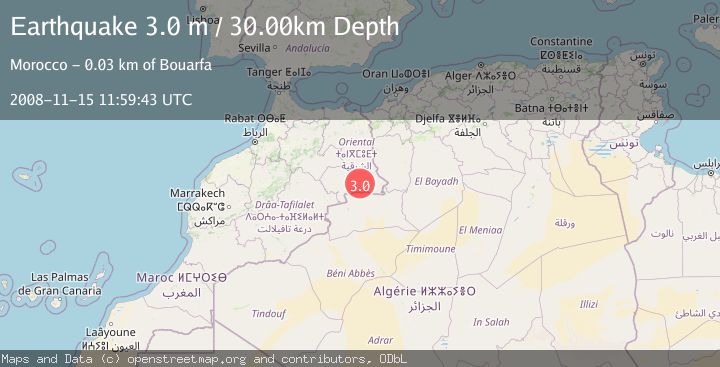 Map of MOROCCO