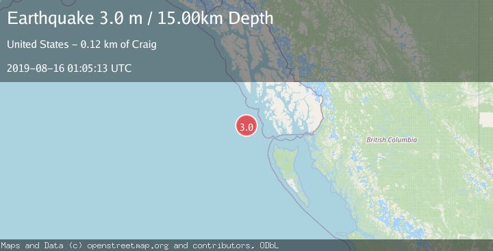 Map of SOUTHEASTERN ALASKA