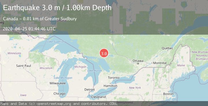 Map of ONTARIO, CANADA