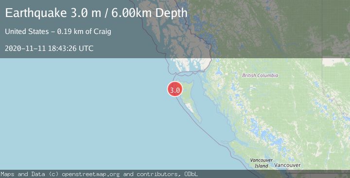 Map of QUEEN CHARLOTTE ISLANDS REGION