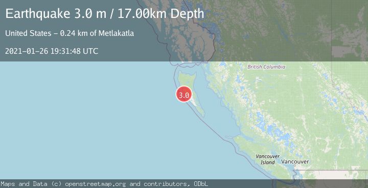 Map of QUEEN CHARLOTTE ISLANDS REGION